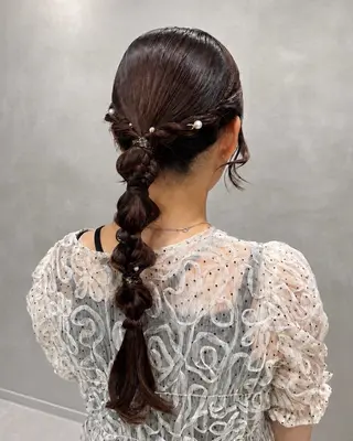 ヘアアレンジ 透明感カラー💎 アレンジ🩰Rimiのヘアスタイル