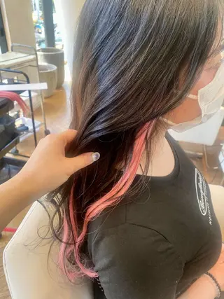 ロング 増井 彩乃のヘアスタイル