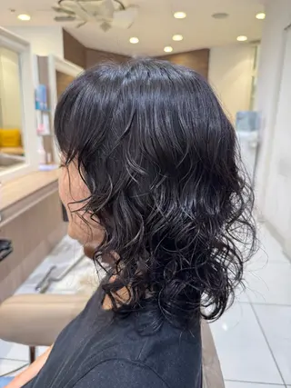 ミディアム ママ美容師⭐️ シモダイラ ヒデミのヘアスタイル
