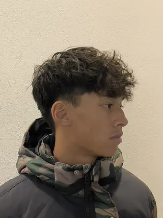 メンズ 廣多 克哉のヘアスタイル