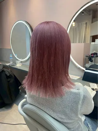 ミディアム カラー three_ ナオキのヘアスタイル