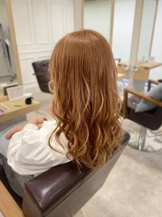 セミロング カラー マンツーマン/透明感 foi hairのヘアスタイル