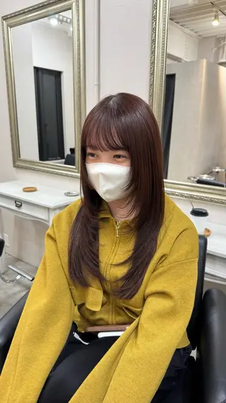 セミロング reira/似合わせ /柔らかカラー🫧のヘアスタイル