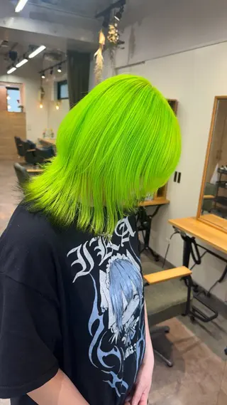 ミディアム カラー 横浜🍒ルーツカラー エクステ／RIEのヘアスタイル
