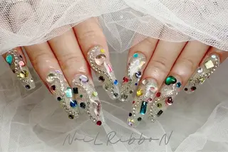 ネイル ネイルリボン 伊藤のネイルデザイン