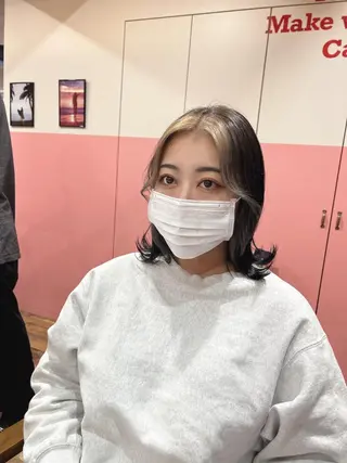 ミディアム カラー 🎨デザイン🥇 美髪・艶髪 日暮千敬のヘアスタイル