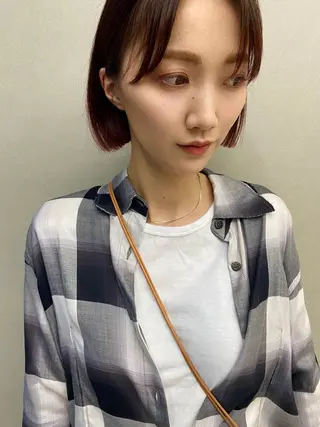 ショート カラー -福岡博多筑紫口- 大津成美のヘアスタイル