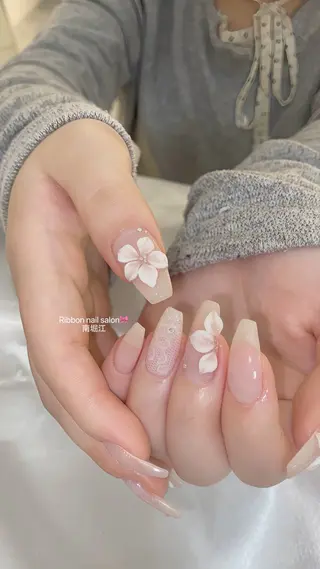 ネイル RibbonNail 南堀江のネイルデザイン