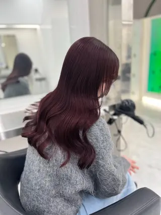 ロング カラー ヘアアレンジ 🫧🎀うる艶暖色 🏹Nanako🎀のヘアスタイル
