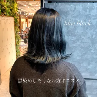 ミディアム カラー 髪質改善/白髪ぼかし KENTAのヘアスタイル