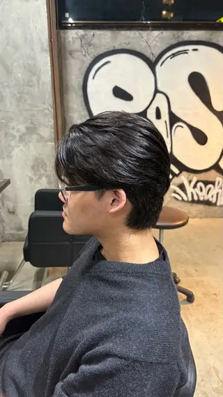 ショート 永倉 迅人 /メンズカットパーマのヘアスタイル