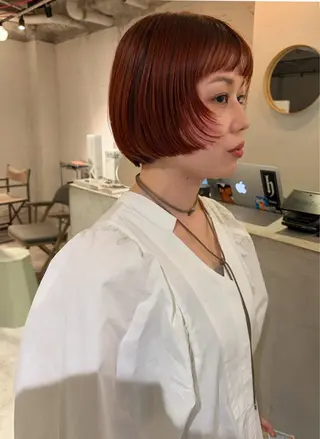 ショート カラー 村上雅人 ナチュラルモードのヘアスタイル