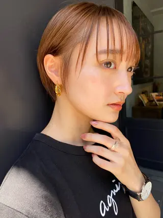 ショート 美髪矯正/艶髪 sand🎀Ricoのヘアスタイル
