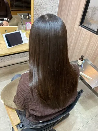 ロング 佐藤 森夏のヘアスタイル