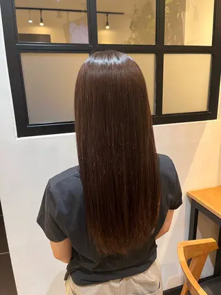 ロング カラー ワンカラー/ハイトー ン🪽MiYU🪽のヘアスタイル