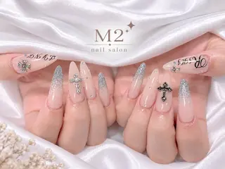 ネイル 長さだし専門店 M2 rikaのネイルデザイン