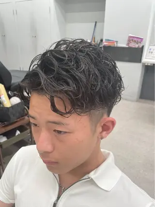 パーマ メンズ 京都河原町 メンズパーマ助川龍哉のヘアスタイル