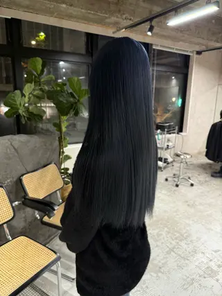 ロング カラー 新潟万代/暖色・ 透明感カラー/アミのヘアスタイル