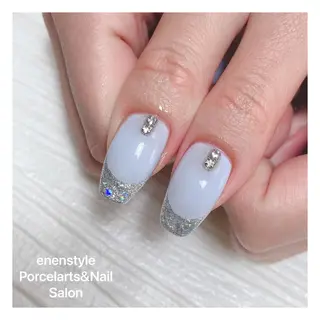 ミディアム ネイル 🐾enen style 🐾のネイルデザイン