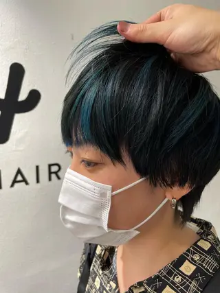ショート カラー 大人ボブと似合 わせカラー/馬場 翼のヘアスタイル