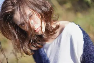 ミディアム カラー 千村 亮のヘアスタイル