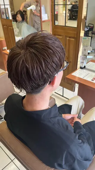 カラー メンズ 🫧艶 ×透明感🫧 吉田 陽菜のヘアスタイル