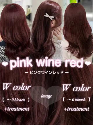 カラー girlな暖色ヘア 🪽🫧ハルナ🎀のヘアスタイル