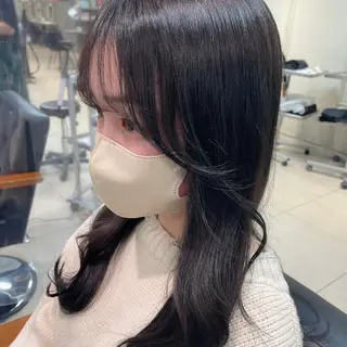 ロング 江口 さやかのヘアスタイル