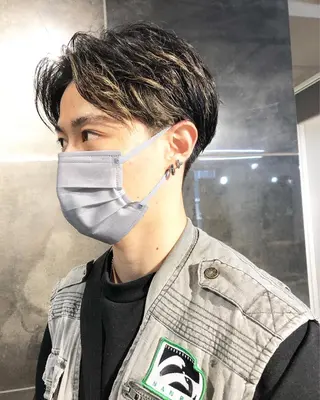 ヘアアレンジ メンズ メンズ特化✂️栗原 侑也のヘアスタイル