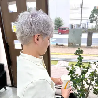 ショート カラー メンズ メンズパーマの達人 / タカシマダイスケのヘアスタイル