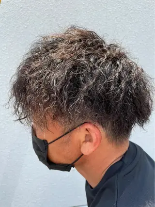 パーマ メンズ 中島 碧人のヘアスタイル