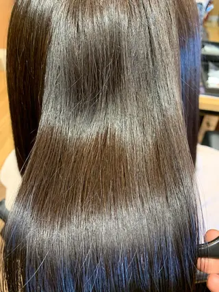 ロング 中村 眞歩のヘアスタイル
