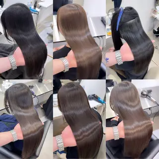 ロング 髪質改善×縮毛矯正 Core 片山健太のヘアスタイル