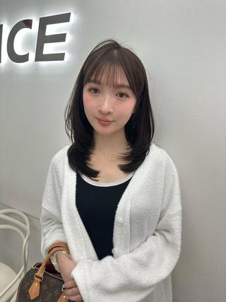 カラー ヘアアレンジ 大人っぽ中韓レディ ヘア🤍MAOのヘアスタイル