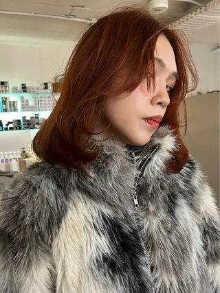 ミディアム カラー ヘアセット🌷カラー 🌷似合わせmaoのヘアスタイル