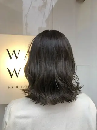 ミディアム カラー WAWA miu🌷のヘアスタイル
