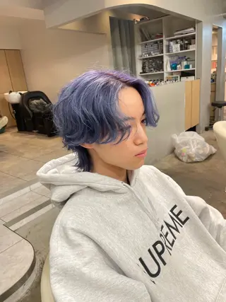 カラー メンズ カマタ ハルキのヘアスタイル