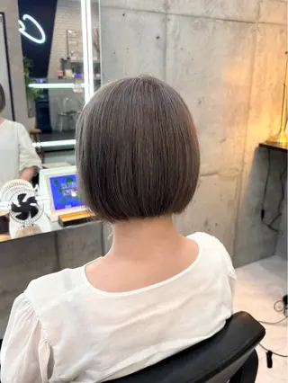 ショート CS川崎/ワンカラー /HANAのヘアスタイル