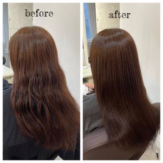 ロング カラー PutiLuca 浅川のヘアスタイル