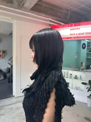 ロング カラー 🧤高明度ハイトーン 🧤莉音のヘアスタイル