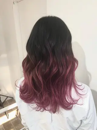 セミロング カラー ヘアアレンジ 🍎吉川浩生 トップスタイリストのヘアスタイル
