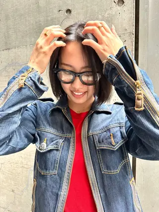 ショート カラー ブリーチ特化🌻 ショート/akaneのヘアスタイル