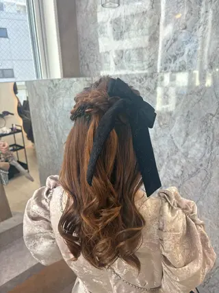 ロング ヘアアレンジ 💎あおい💎大宮 🦋ワンカラー🦋のヘアスタイル