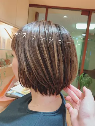 ショート 🎉骨格矯正カット ばば　としまさのヘアスタイル