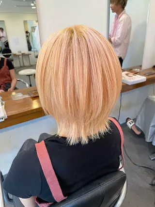 ミディアム カラー IORI #韓国ヘア#髪質改善のヘアスタイル