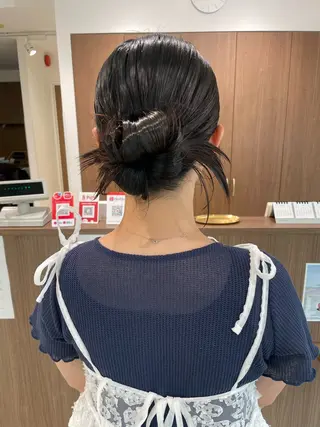 ヘアアレンジ 店長福島成美/髪質 改善縮毛矯正/カラーのヘアスタイル