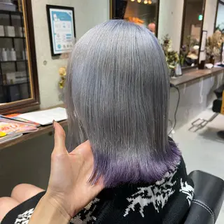 ミディアム カラー 櫻井 なんなのヘアスタイル