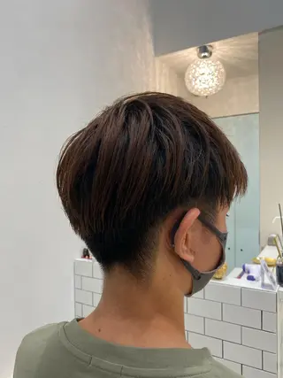 ショート メンズ 京都河原町/艶髪/ 西田晴香のヘアスタイル