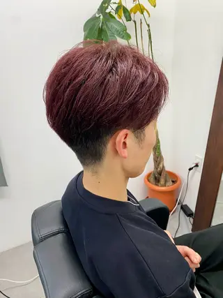 ショート カラー メンズ特化 江坂 今井魁人のヘアスタイル