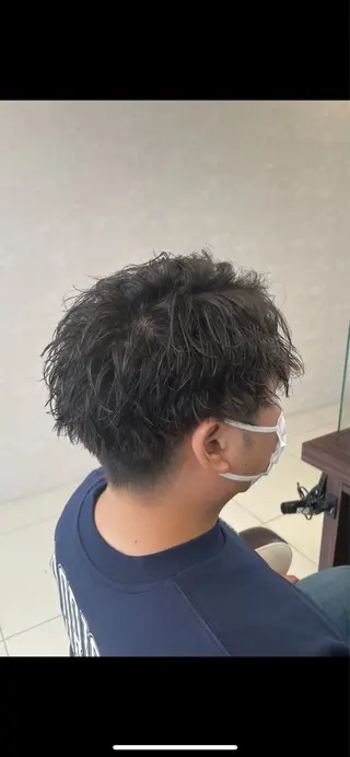 ショート パーマ メンズ ✂︎山﨑 涼太✂︎のヘアスタイル
